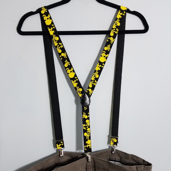 💰 Fun pirate skull ☠ suspenders, boys/men - Picture 6 of 9